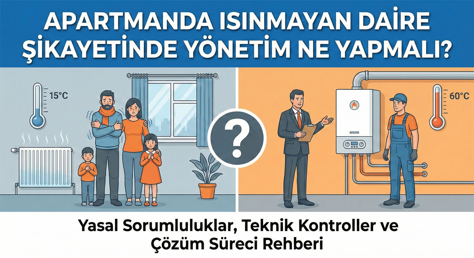 Apartmanda Isınmayan Daire Şikayetinde Yönetim Ne Yapmalı? Adım Adım Kriz Yönetimi Rehberi
